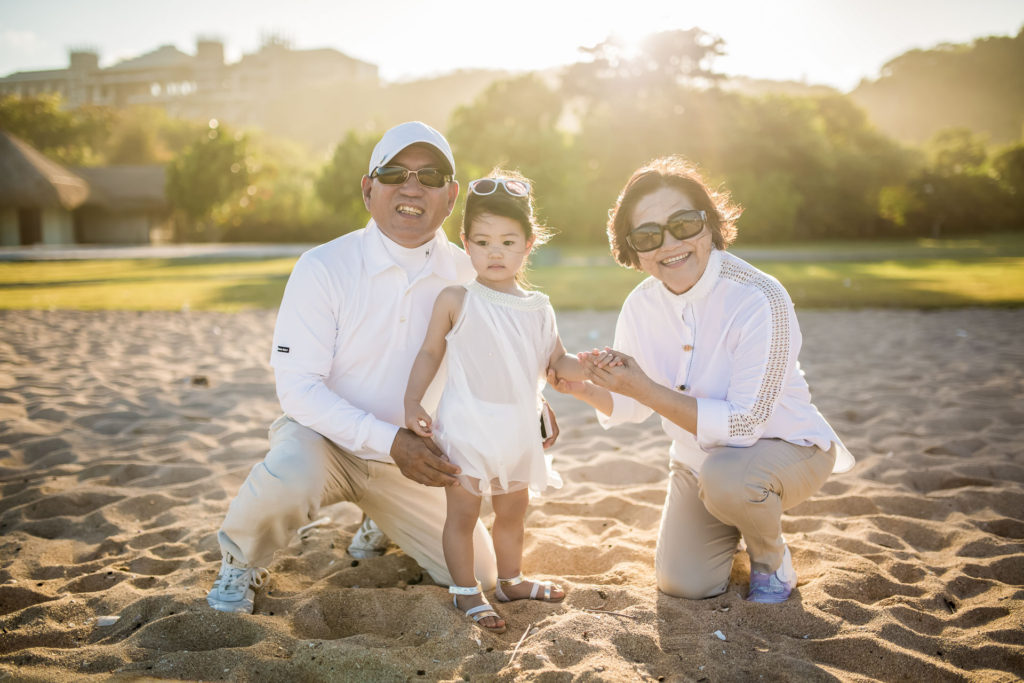 Family photo shooting in Bali