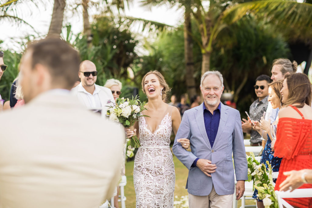 Yes, here is the bride - Wedding ceremony at Komune Resorts, Bali