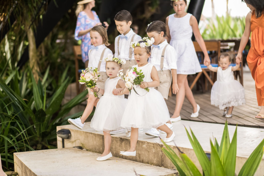 Ok, the wedding flower kids coming.