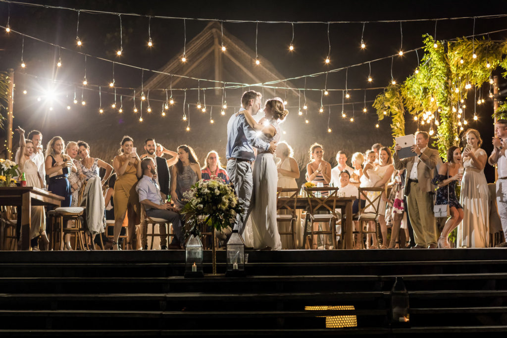 Wedding photographers most love moment, first dance for the couple.