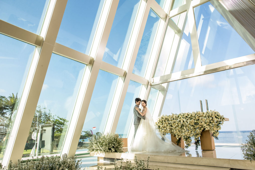 Wedding in Infinity Chapel, Conrad Bali