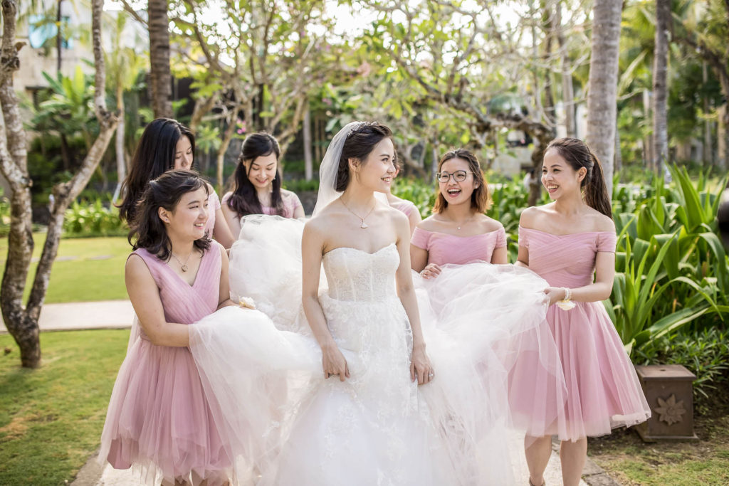 Wedding in Infinity Chapel, Conrad Bali