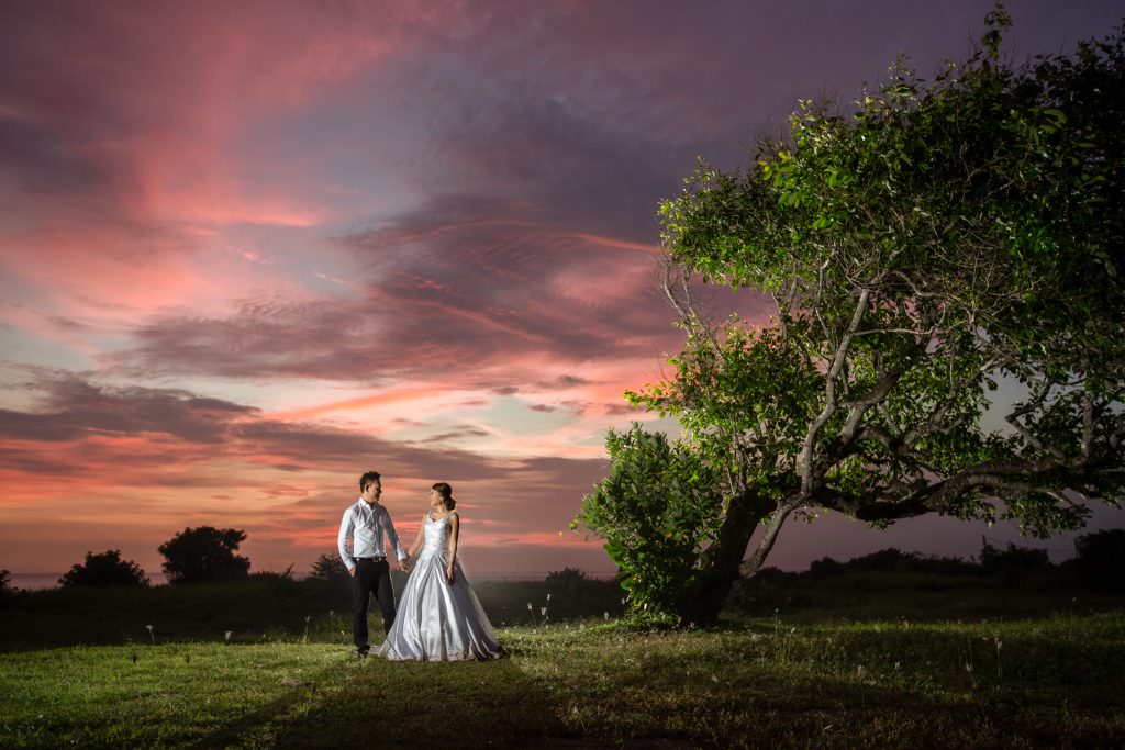 Prewedding photos at Lembongan Island, Bali.