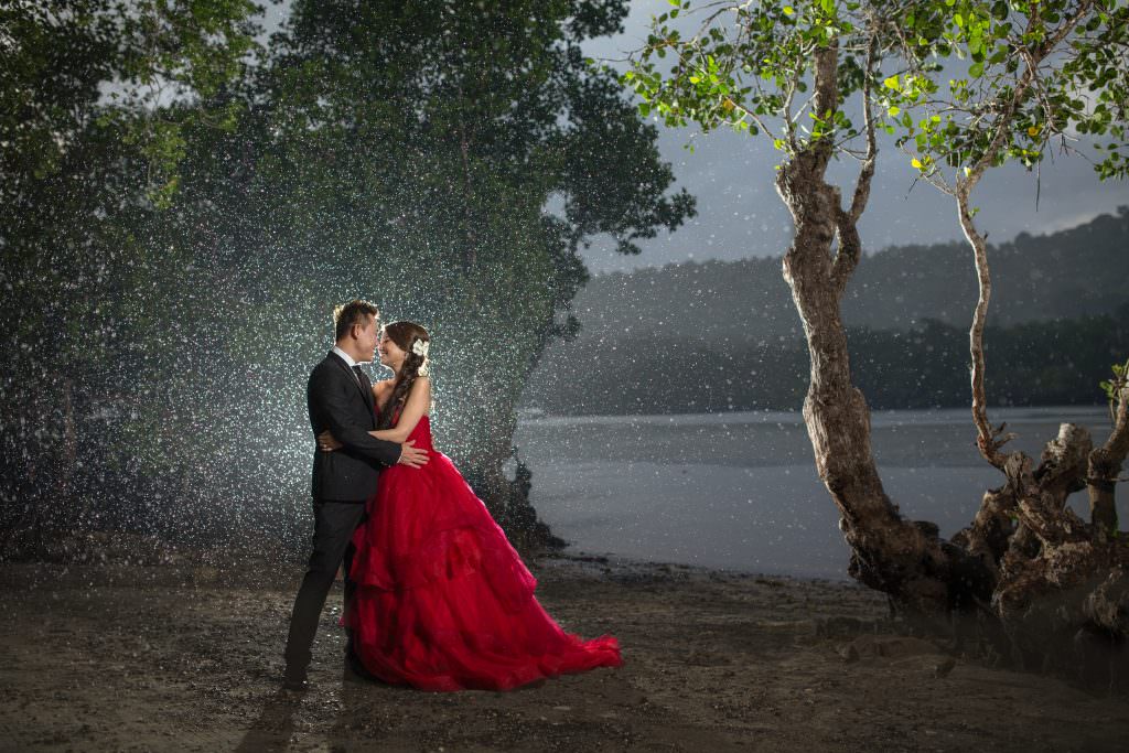 Prewedding photos at Lembongan Island, Bali.