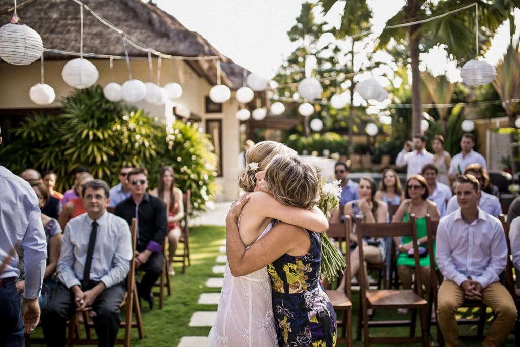 Wedding in Bali.  The Bride & Family