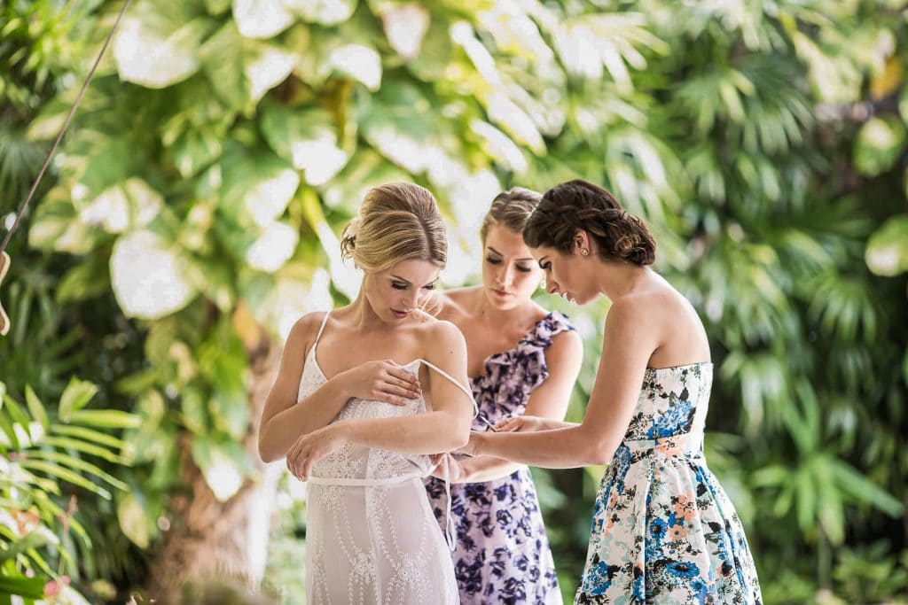 Wedding in Seminyak, Bali. Brides & girls