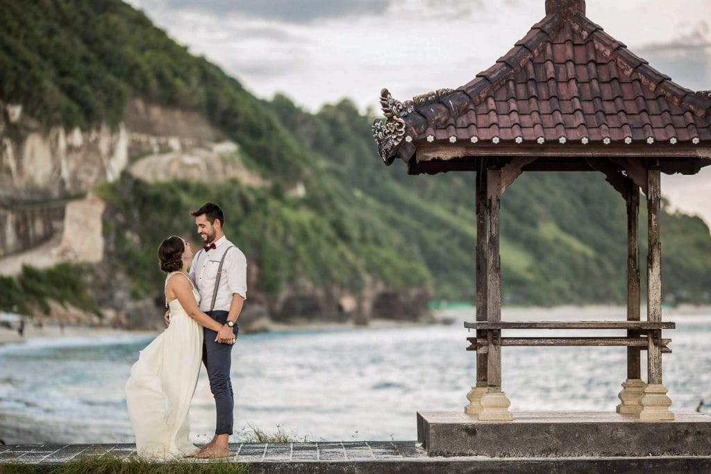 Bali Wedding Photographer - sunset time