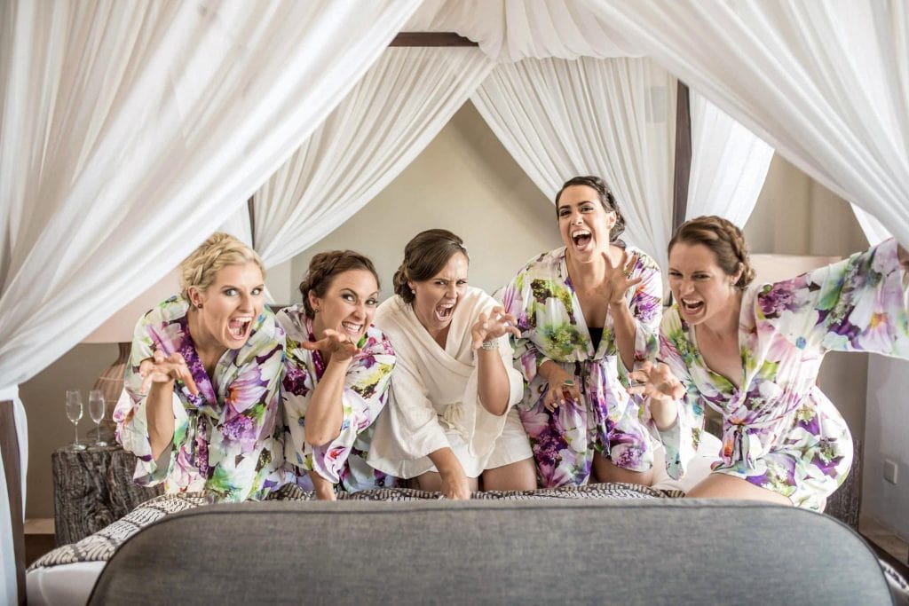 Bali Wedding Photographer -  Bride and her gang