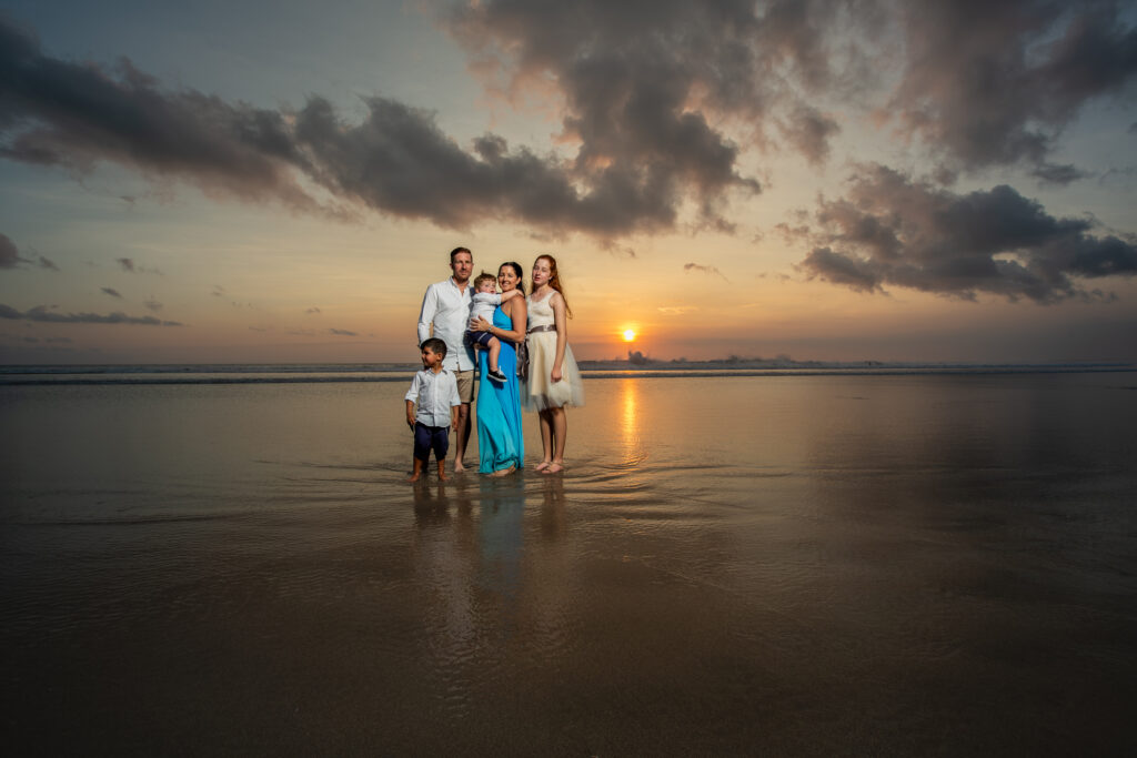 Double Six Beach, Seminyak - Family photography experience