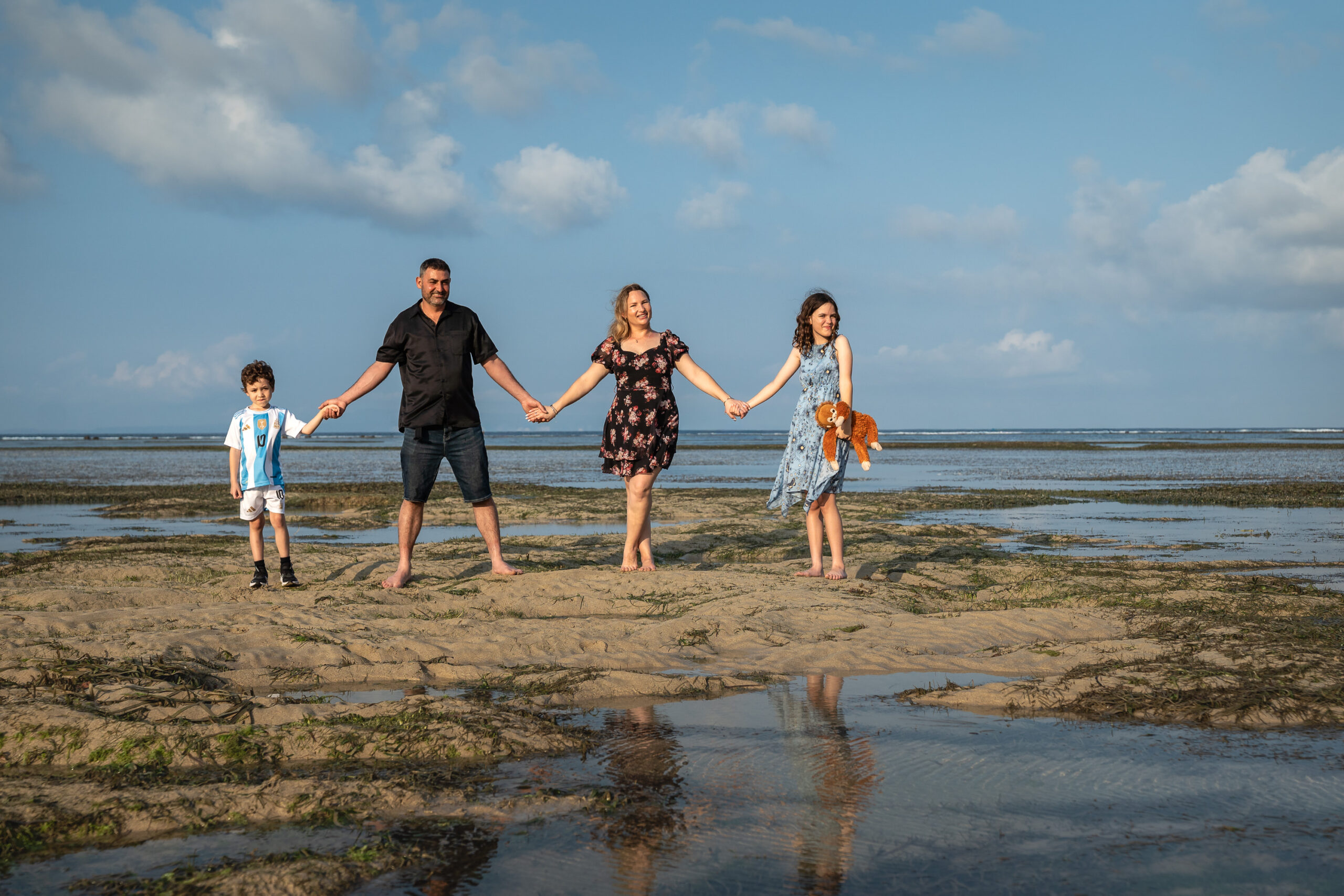 Nusa Dua Beach Family Photoshoot