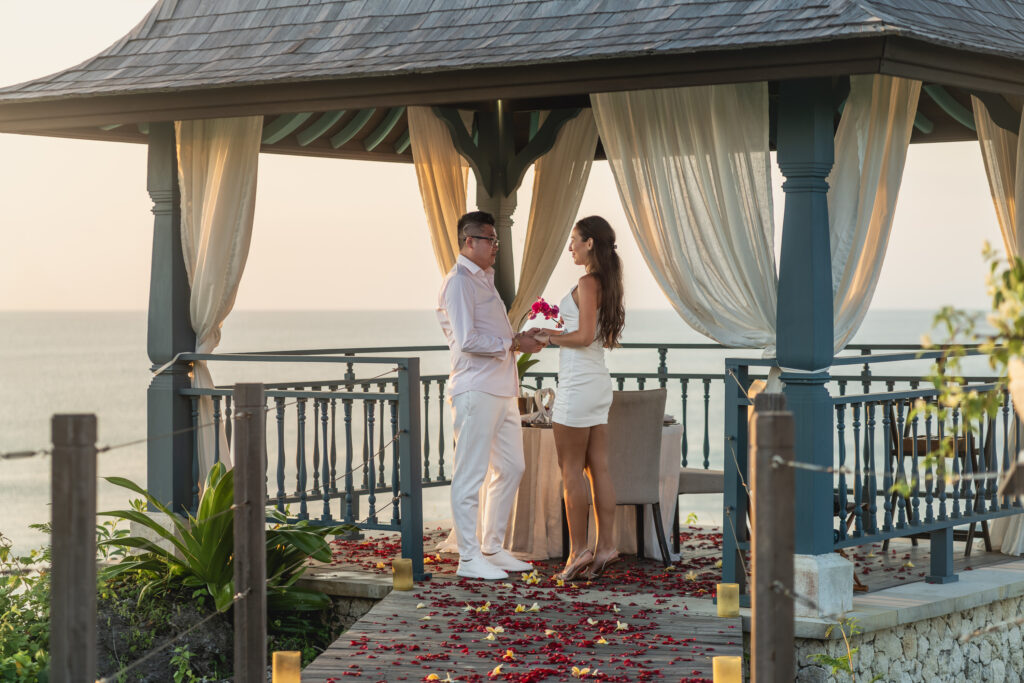 Jumeirah Bali - Bali surprise proposal