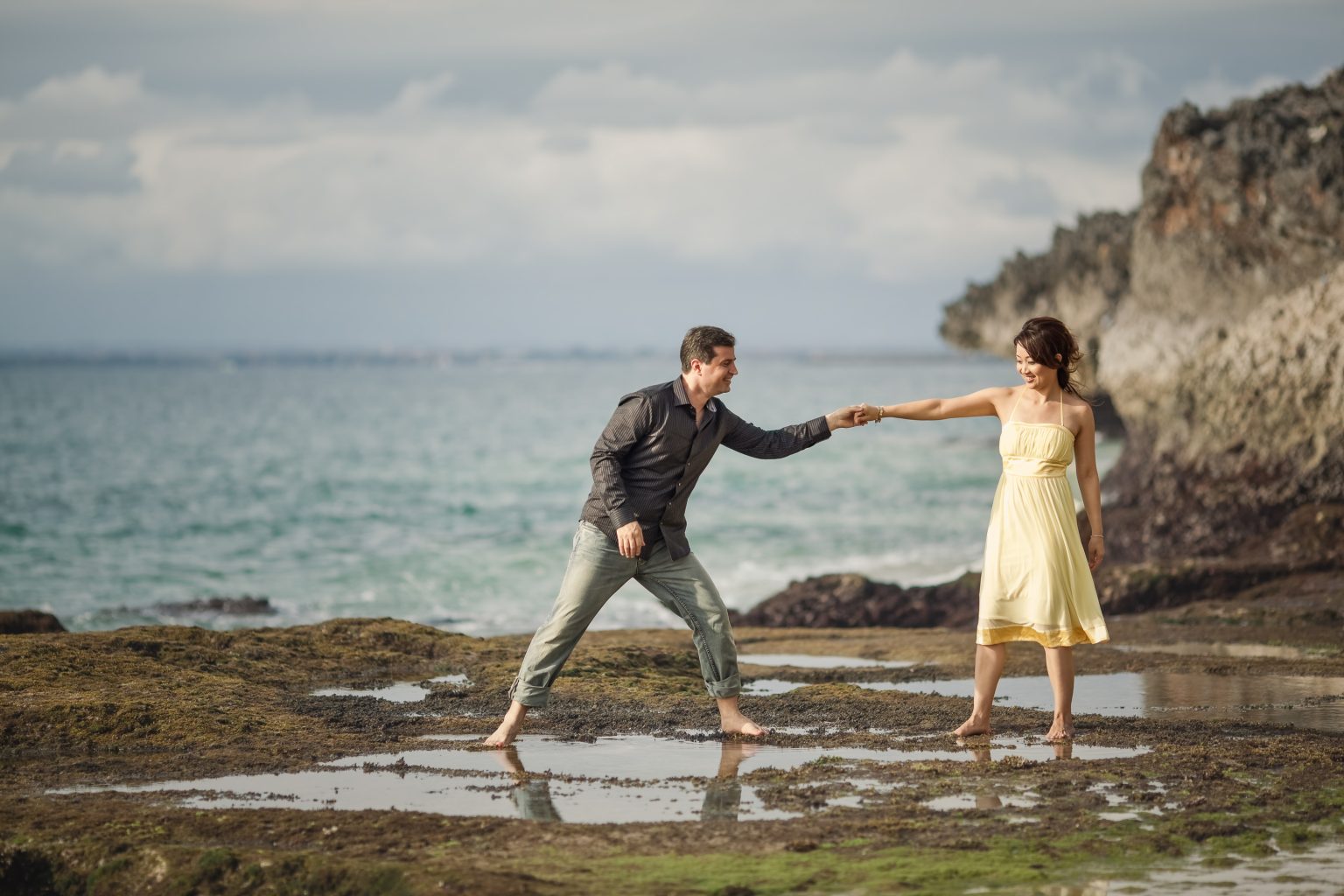 Bali Pre-Wedding Photo Session at Sunset