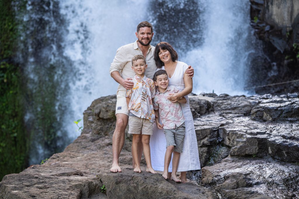 Blangsinga Waterfall - Family photography