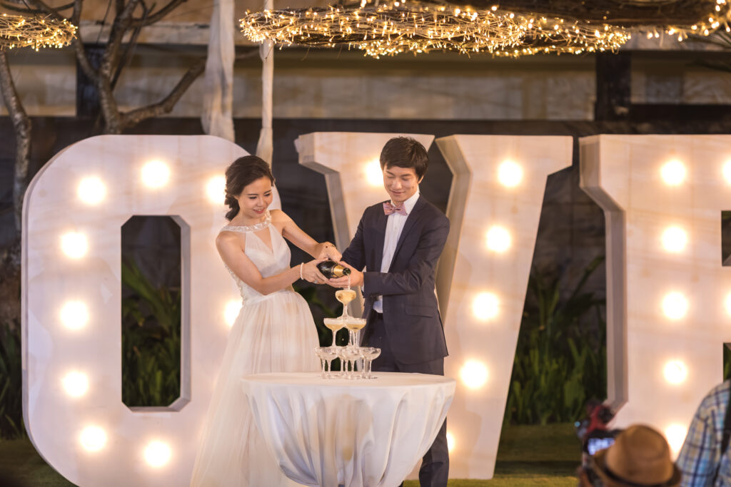 Bali Wedding & Reception at Infinity Chapel, Conrad Bali