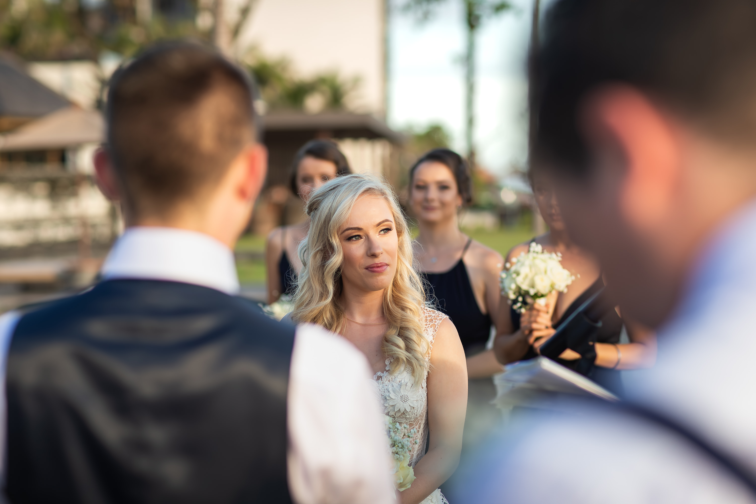 Alila Seminyak Wedding - Groom's first look at the bride