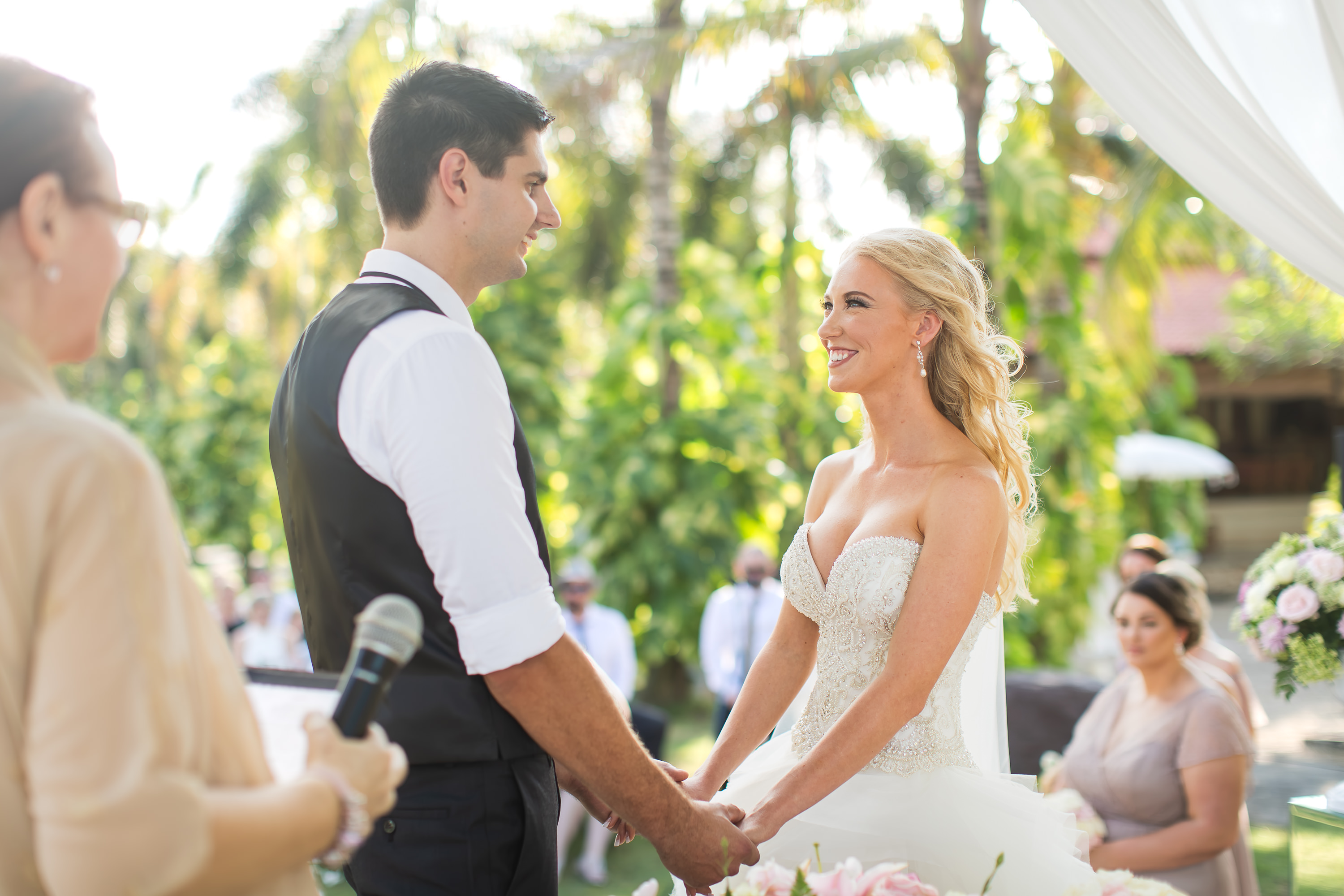 Taman Bhagawan Wedding - Wedding ring exchange