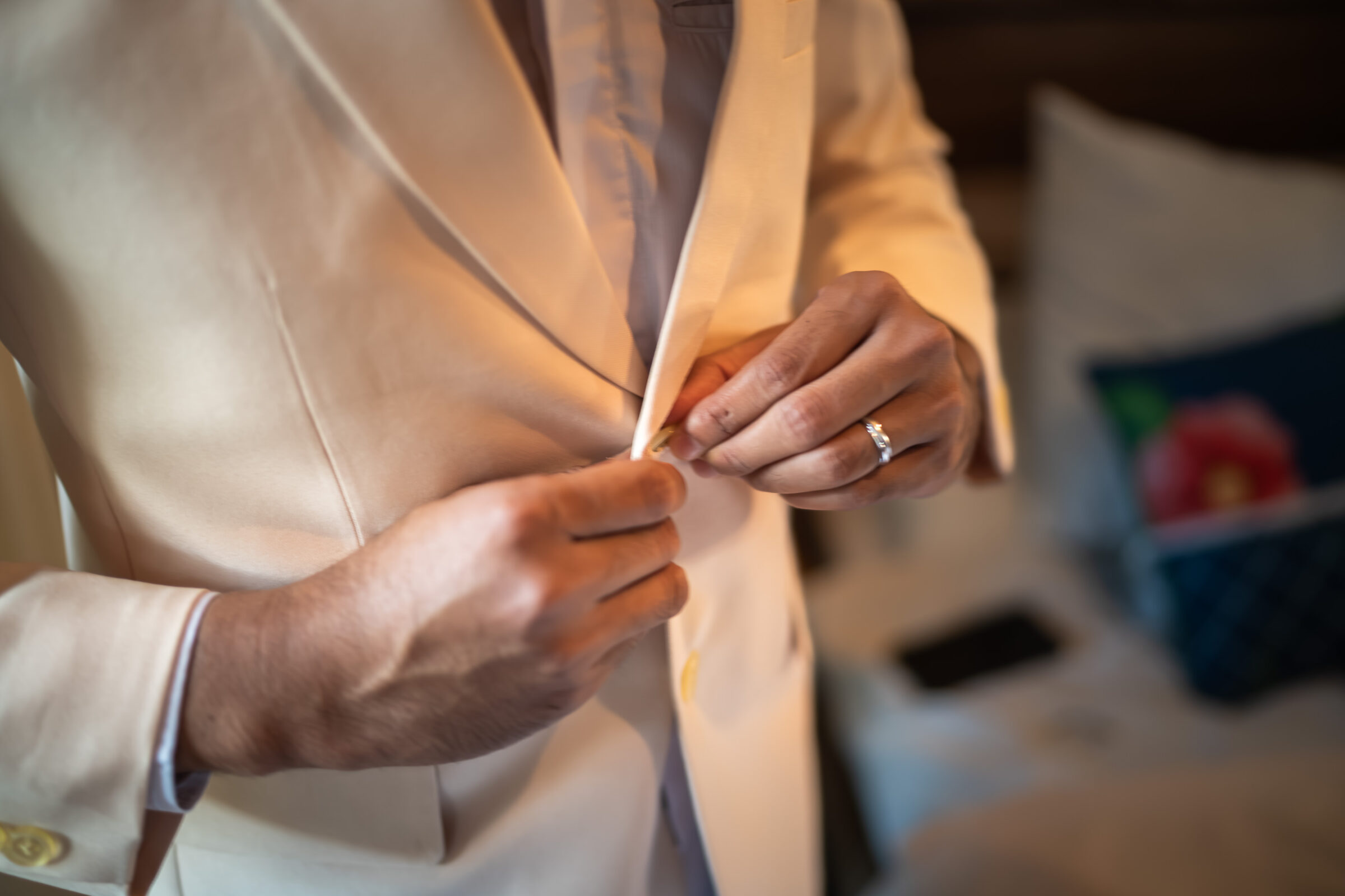 Balangan Beach Weddings - groom jacket