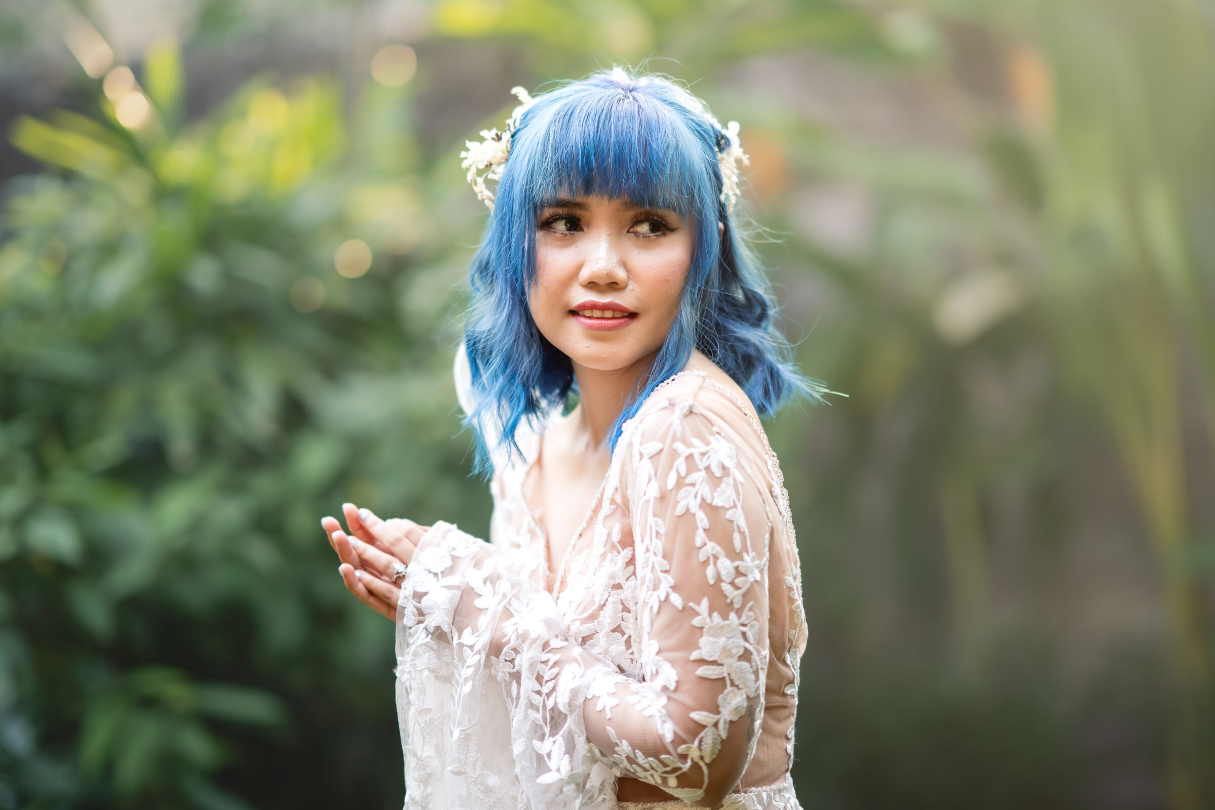 Balangan Beach Weddings - bride smile
