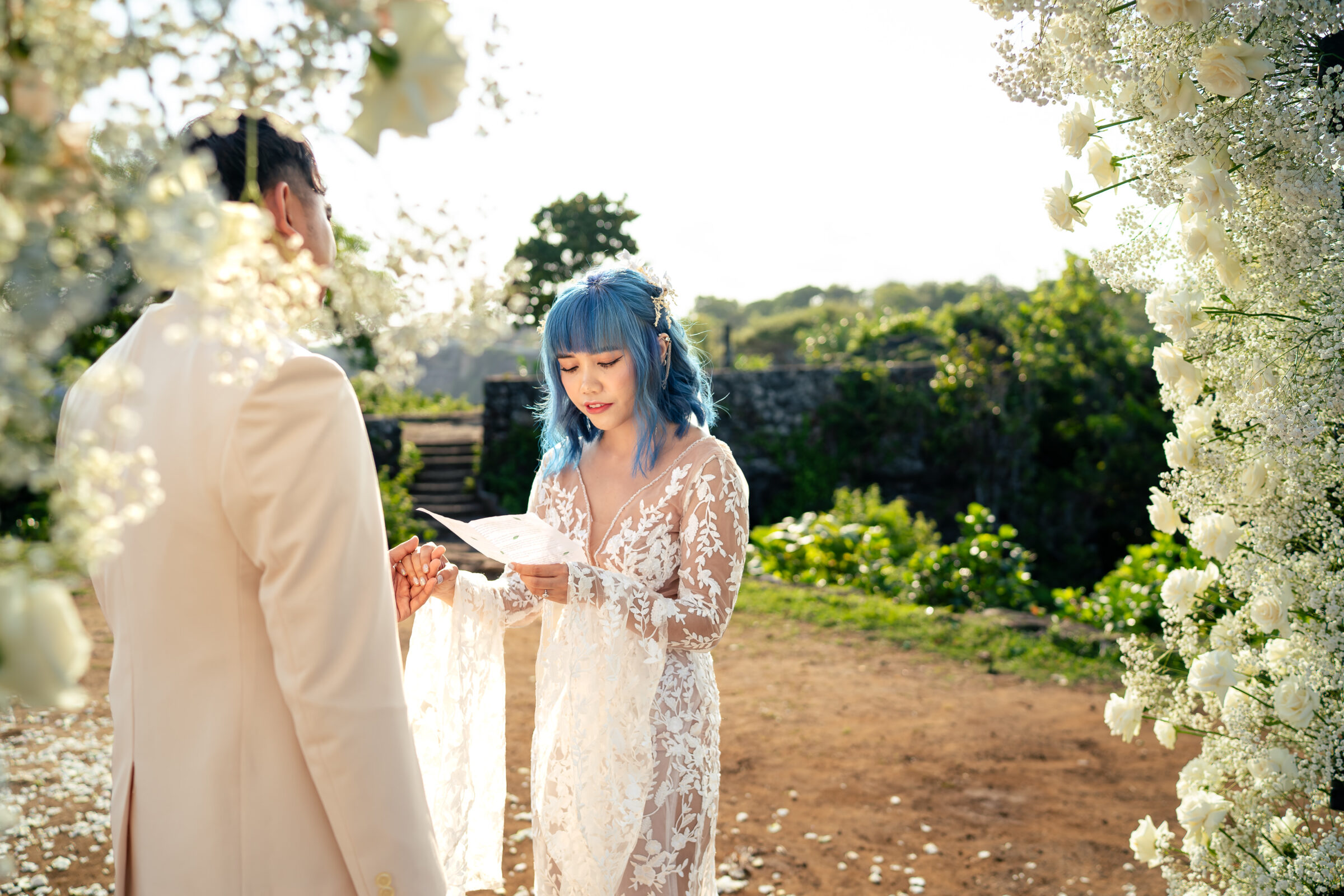 Balangan Beach Weddings - reading vows