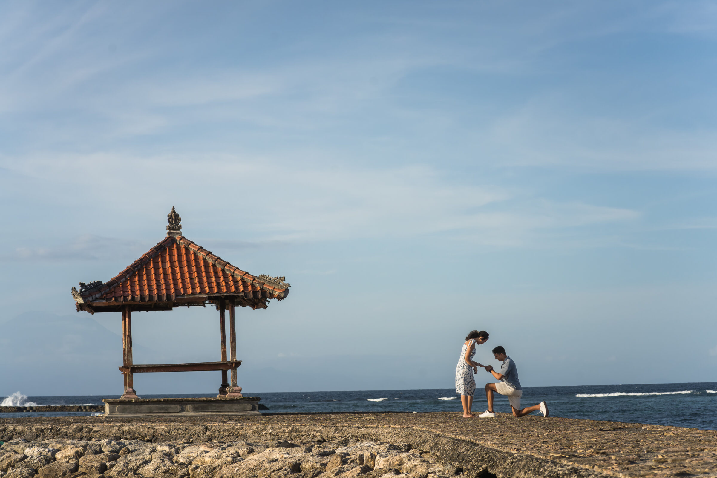 Nusa Dua Beach Hotel - proposal at the gazebo