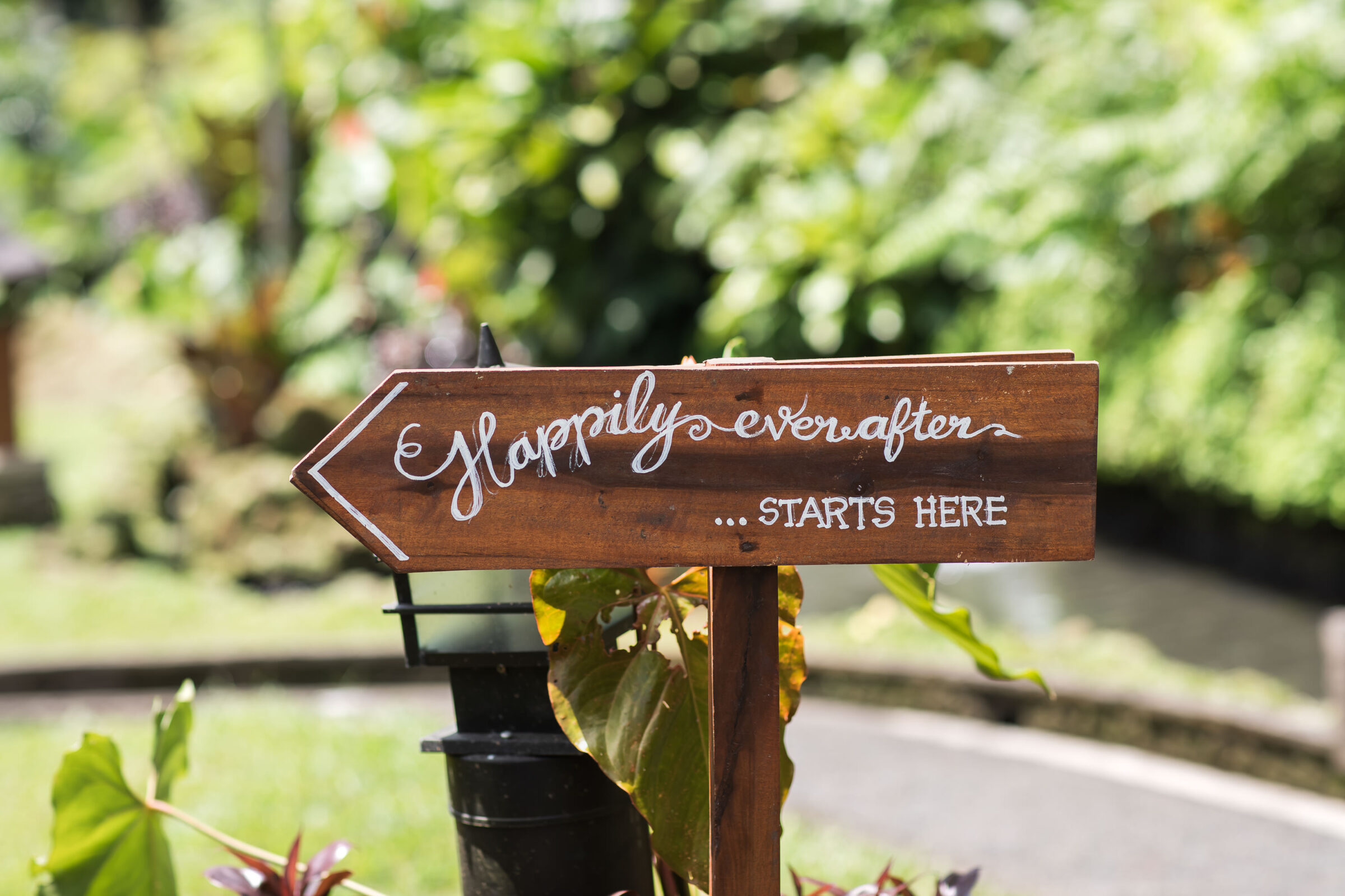 The Royal Pita Maha - Happily ever after starts here sign