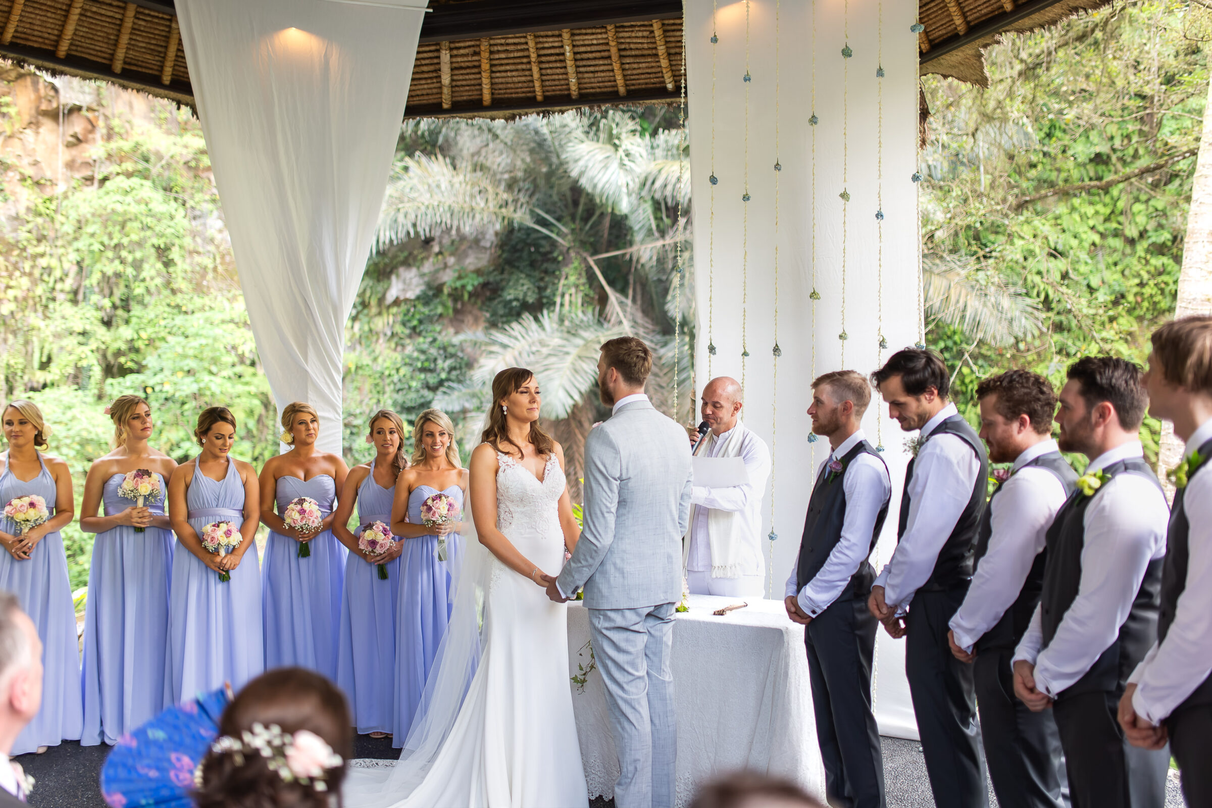 The Royal Pita Maha - bridal party at the ceremony