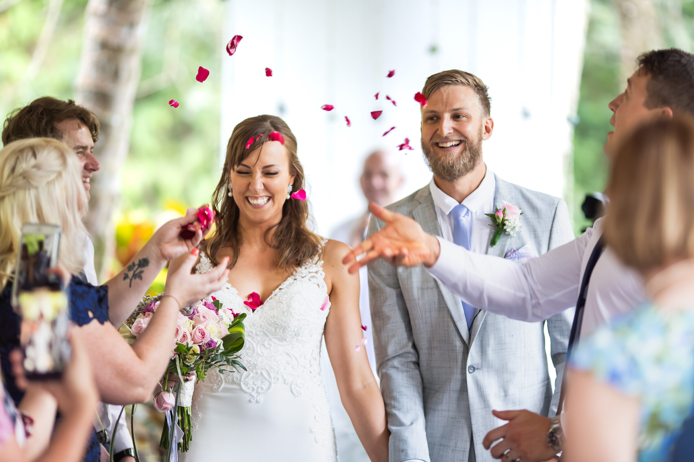 The Royal Pita Maha - petals after the ceremony