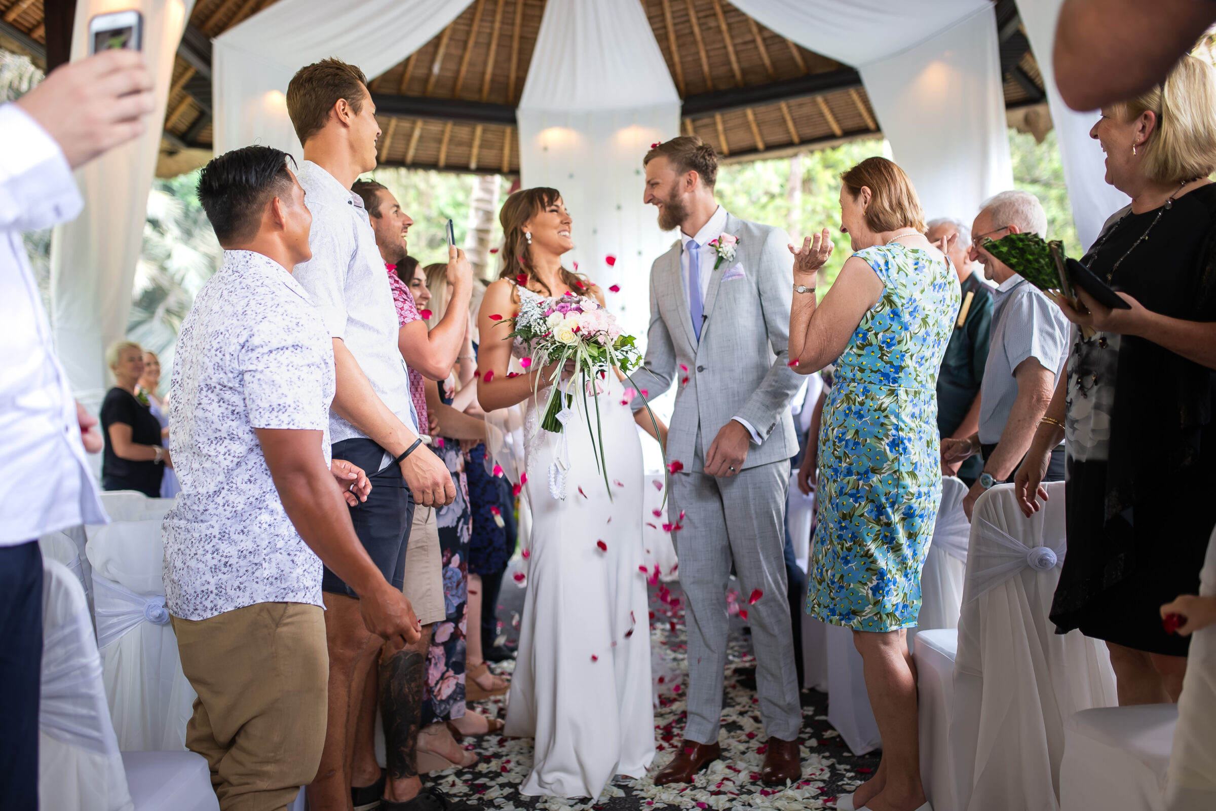 The Royal Pita Maha - walking down the aisle